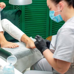100 x Kapturek ścierny do pedicure EXO 7mm gradacja 60 soft