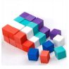 10x Polerka mini blok polerski do paznokci kolorowa kostka sześcian - 4