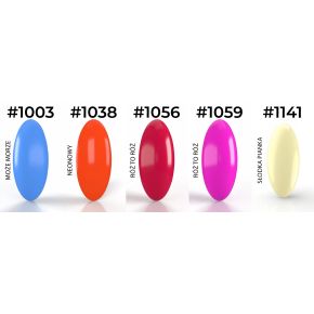 5x lakier MaluLac BAZA TOP + CLEANER ACETON 100 ml
