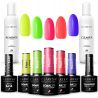 5x lakier NEON Claresa + BAZA TOP CLEANER ACETON - 1