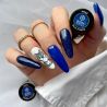 Boska Nails 363 Blue Secret brokatowy lakier hybrydowy 6ml - 6