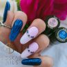 Boska Nails 363 Blue Secret brokatowy lakier hybrydowy 6ml - 7