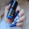 Boska Nails 363 Blue Secret brokatowy lakier hybrydowy 6ml - 10