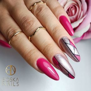 Boska Nails 364 Baila Drink brokatowy lakier hybrydowy 6ml