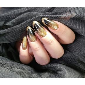 Boska Nails 368 Gold Party brokatowy lakier hybrydowy 6ml