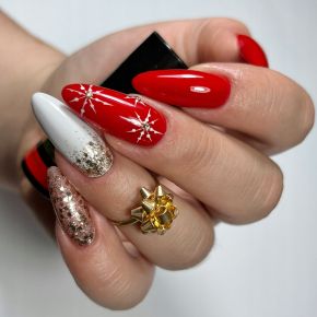 Boska Nails 369 Ibiza Disco brokatowy lakier hybrydowy 6ml