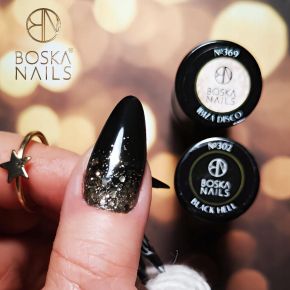 Boska Nails 369 Ibiza Disco brokatowy lakier hybrydowy 6ml