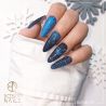 Boska Nails 370 BFlash Blue brokatowy lakier hybrydowy 6ml - 8
