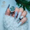 Boska Nails 372 Bflash Silver brokatowy lakier hybrydowy 6ml - 12