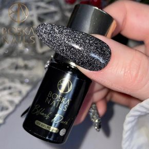 Boska Nails 375 Bflash Dark brokatowy lakier hybrydowy 6ml