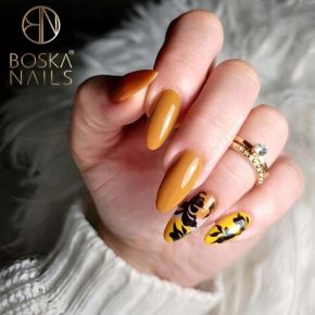 Boska Nails 383 Orange Vibe kolorowy lakier hybrydowy 6ml