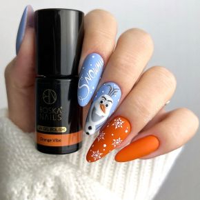 Boska Nails 383 Orange Vibe kolorowy lakier hybrydowy 6ml