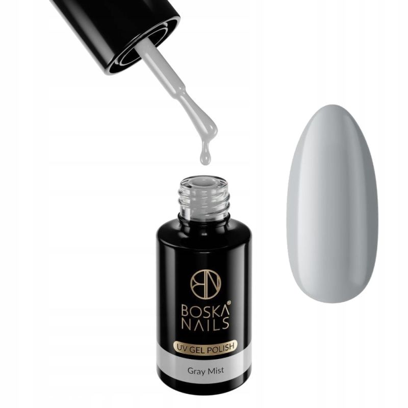 Boska Nails 406 Gray Mist kolorowy lakier hybrydowy 6ml