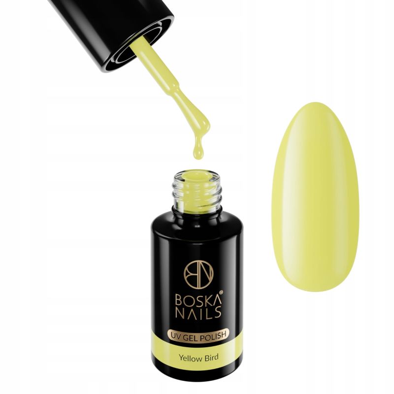 Boska Nails 408 Yellow Bird kolorowy lakier hybrydowy 6ml