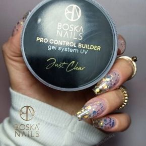 Boska Nails Pro Control Builder Just Clear 50ml budujący żel UV do paznokci