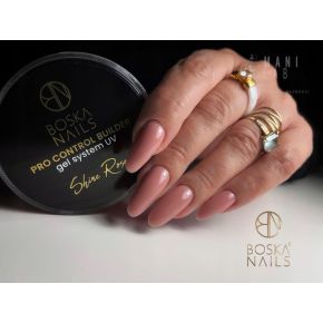 Boska Nails Pro Control Builder Shine Rose 15ml budujący żel UV do paznokci