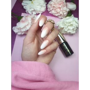 Boska Nails Top Milky w kolorze mlecznym do lakierów hybrydowych 6ml