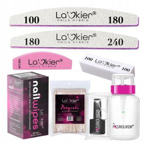 Boska Nails zestaw hybrydowy do paznokci 10 x lakier + akcesoria GRATIS