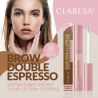 Claresa Brow Double Espresso wzmacniające żelowe serum do brwi z kofeiną 6g - 2