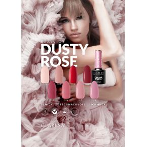 Claresa Dusty Rose 2 kolorowy lakier hybrydowy 5g