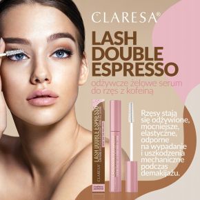 Claresa Lash Double Espresso odżywcze żelowe serum do rzęs z kofeiną 10g