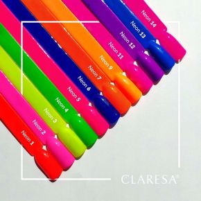 Claresa Neon 12 kolorowy lakier hybrydowy 5g