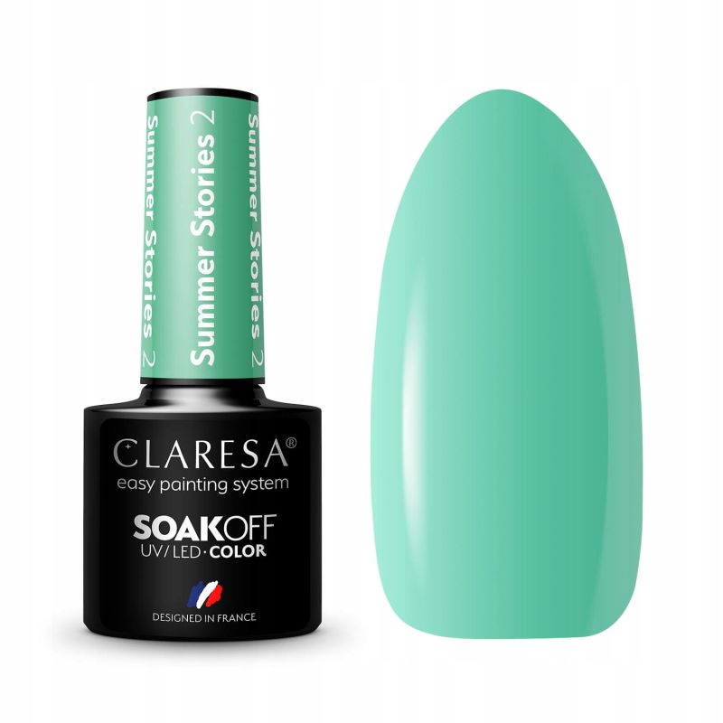 Claresa Summer Stories 2 kolorowy lakier hybrydowy 5g