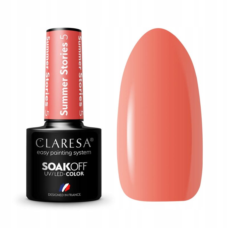 Claresa Summer Stories 5 kolorowy lakier hybrydowy 5g