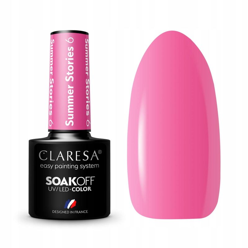 Claresa Summer Stories 6 kolorowy lakier hybrydowy 5g