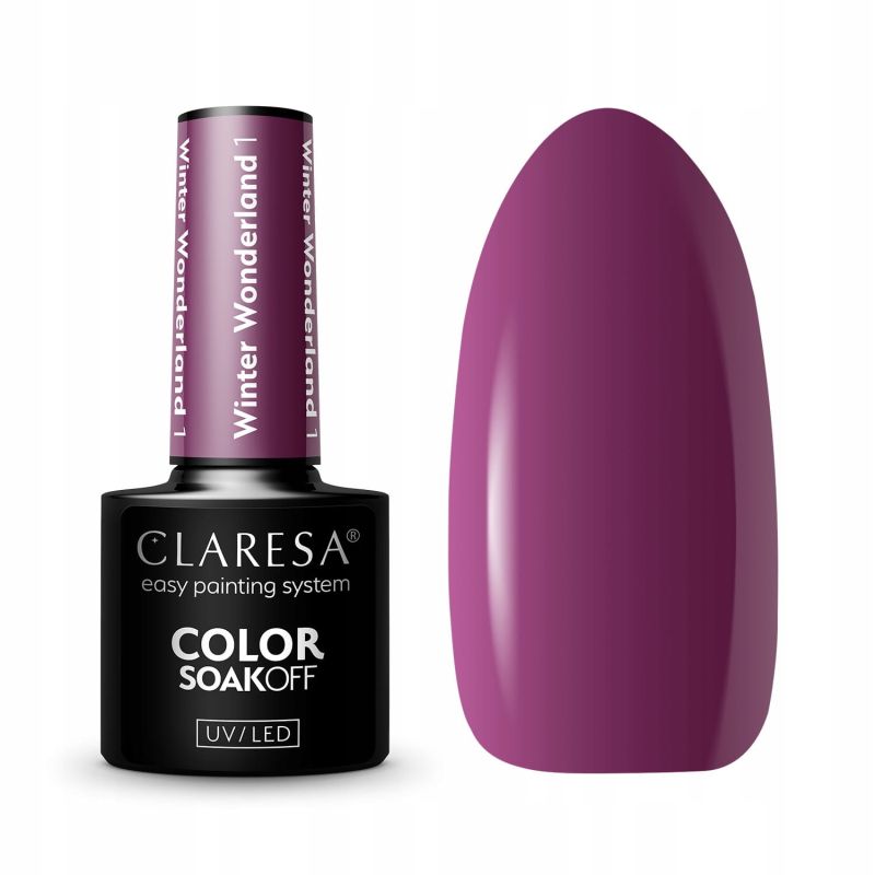 Claresa Winter Wonderland 1 kolorowy lakier hybrydowy 5g
