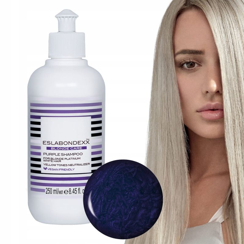 Eslabondexx Blonde Care Purple Shampoo 250ml szampon do włosów neutralizujący żółte odcienie