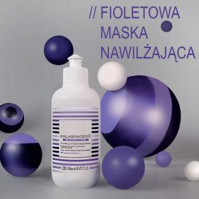 Eslabondexx Purple Hydrating Mask 250ml maska neutralizująca żółte odcienie do włosów blond