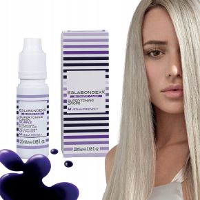 Eslabondexx Super Toning Drops Purple 20ml tonizujący pigment fioletowy do włosów blond