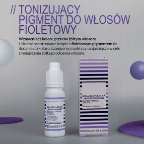 Eslabondexx Super Toning Drops Purple 20ml tonizujący pigment fioletowy do włosów blond