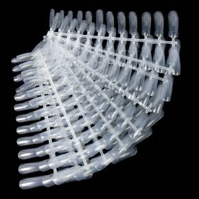 Formy do żelu akrylożelu akrylu Dual Form Clear z podziałką 240 sztuk model A2