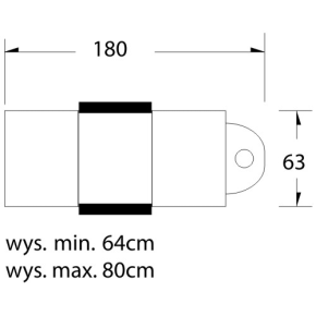 Fotel kosmetyczny hydrauliczny A 210 biały