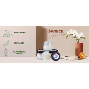 Gratis do zakupów zapachowa świeca męskie perfumy + zawieszka