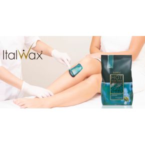 ItalWax Azulene Film Wax 250g (opakowanie eko) - wosk twardy w granulkach do depilacji bezpaskowej