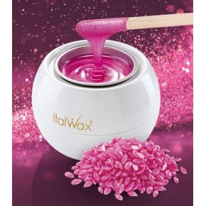 ItalWax GloWax Cherry Pink Film Wax 100g - różowy perłowy wosk twardy w granulkach do depilacji twarzy