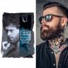 ItalWax Pour Homme Film Wax Barber Edition 500g - turkusowy metaliczny wosk twardy w granulkach do depilacji bezpaskowej męskiej twarzy - 6