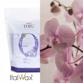 ItalWax Top Line Orchid Synthetic Film Wax 100g - hipoalergiczny (syntetyczny) wosk w granulkach do bezpaskowej depilacji skóry wrażliwej