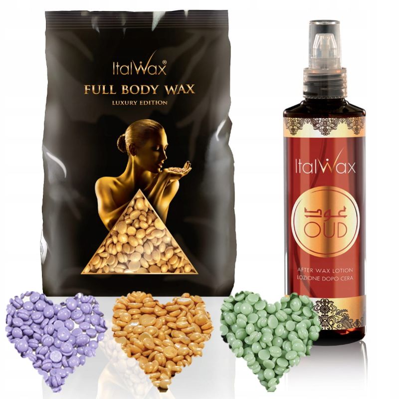 ItalWax Wosk Premium 1kg (do wyboru) + kosmetyk po depilacji 250ml