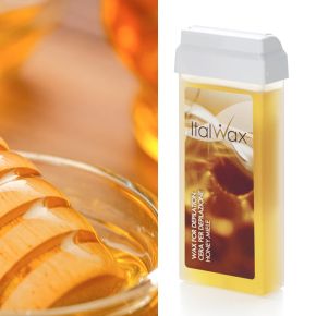 ItalWax Zestaw do depilacji 12x wosk w rolce Honey 100ml + 2x żel 100ml gratis