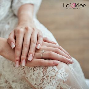 La'kier 2x żel 5g budujący Clear Cover + pędzelek