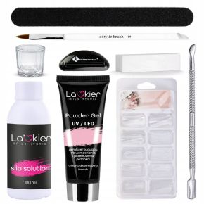 La’kier Zestaw do akrylożelu Powder Gel 15g + akcesoria