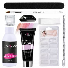 La’kier Zestaw do akrylożelu Powder Gel 30g + akcesoria