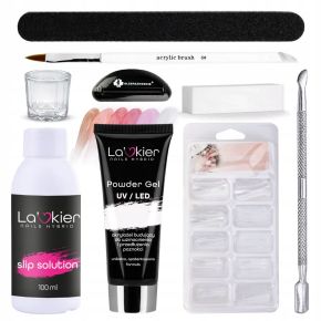 La’kier Zestaw do akrylożelu Powder Gel 50g + akcesoria