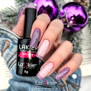 La’kier zestaw startowy do hybrydy lampa uv + 2 x lakier hybrydowy + baza + top + akcesoria
