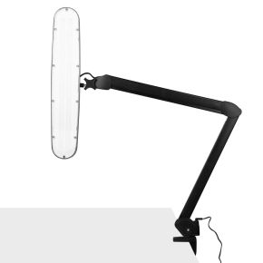 Lampa warsztatowa led elegante 801-s z imadełkiem standard czarna