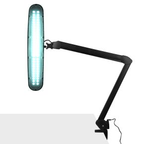 Lampa warsztatowa led elegante 801-s z imadełkiem standard czarna